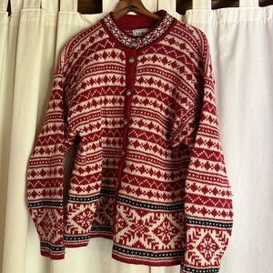 LL Bean cardigan sweater